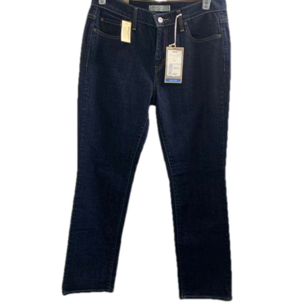 Levi's Women's Straight Leg Jeans - Dark Indigo Blue